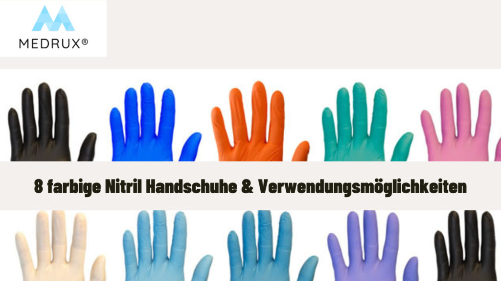 Farbige Nitril Handschuhe