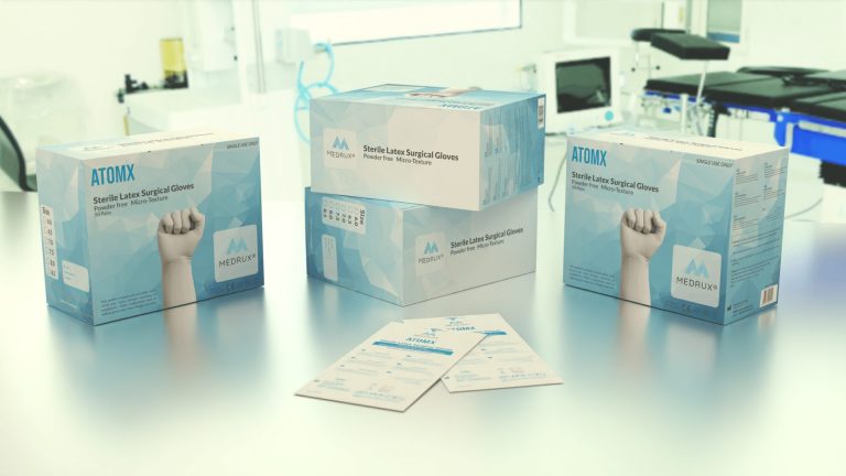 Surgical Latex Gloves Powder Free ATOMX