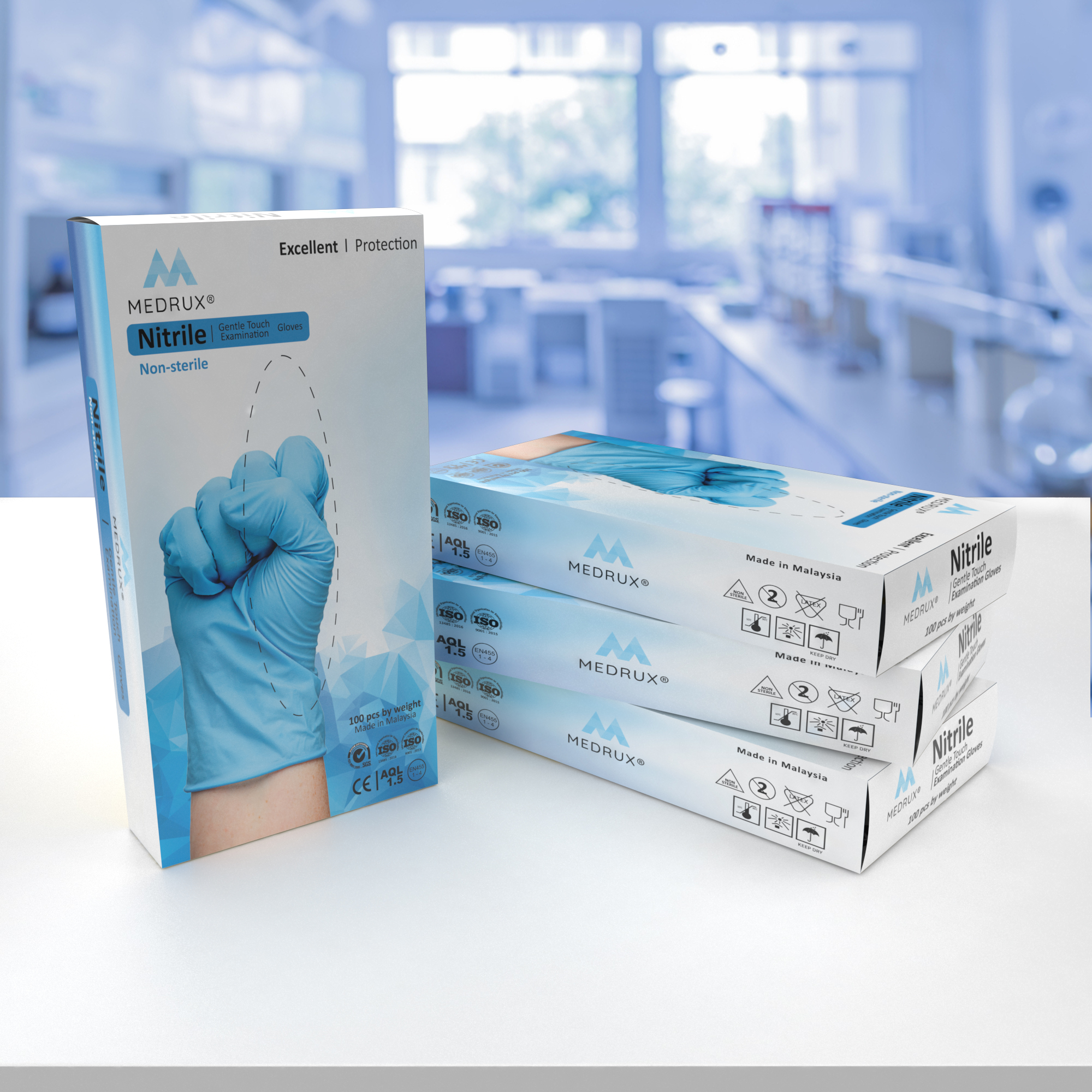 MEDRUX® Nitrile Aloe Vera Gloves