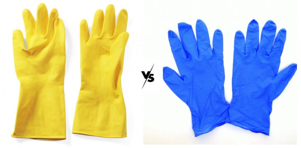 Heavy Duty Reusable Glove Vs Medical Disposable Gloves