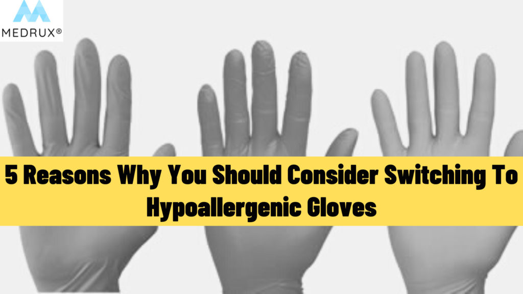 Hypoallergenic latex clearance gloves