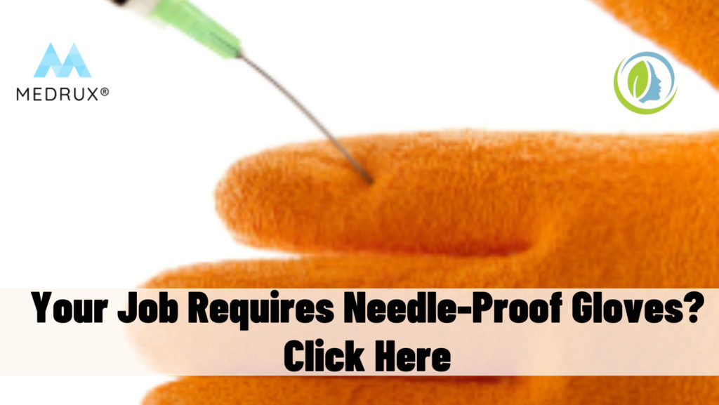 Needle proof gloves